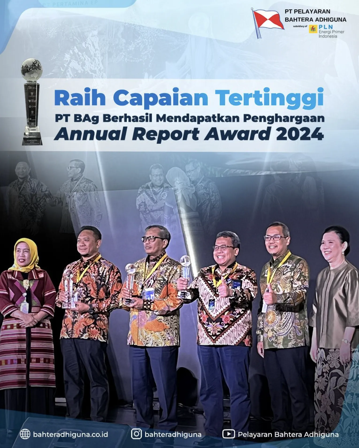 BAg Raih Penghargaan Annual Report Award 2023