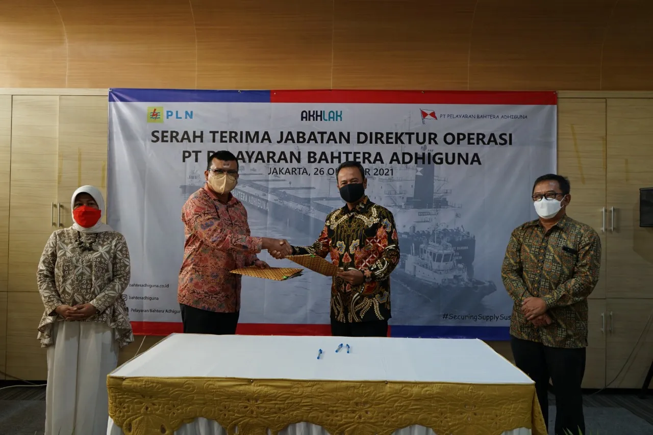 Serah Terima Jabatan Direktur Operasi PT Pelayaran Bahtera Adhiguna