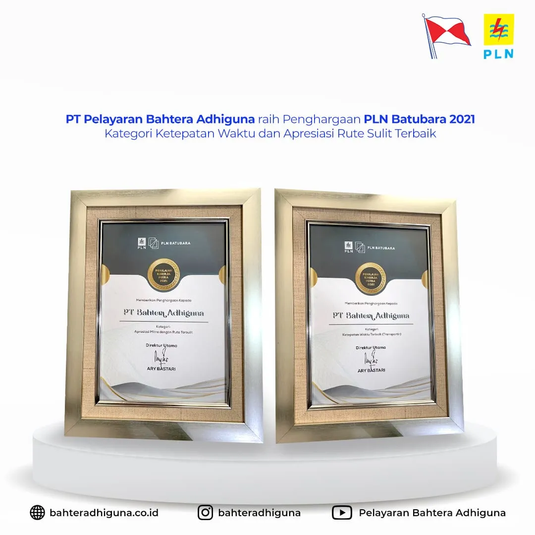 Penghargaan PT Pelayaran Bahtera Adhiguna